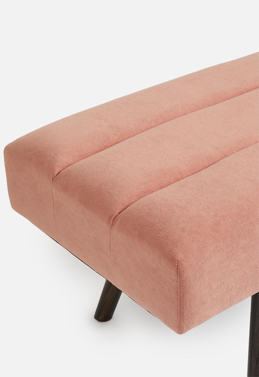 Present Time - Bench explicit suede look - faded pink