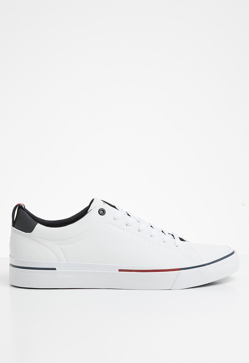 Tommy Hilfiger - Corporate leather sneaker - white