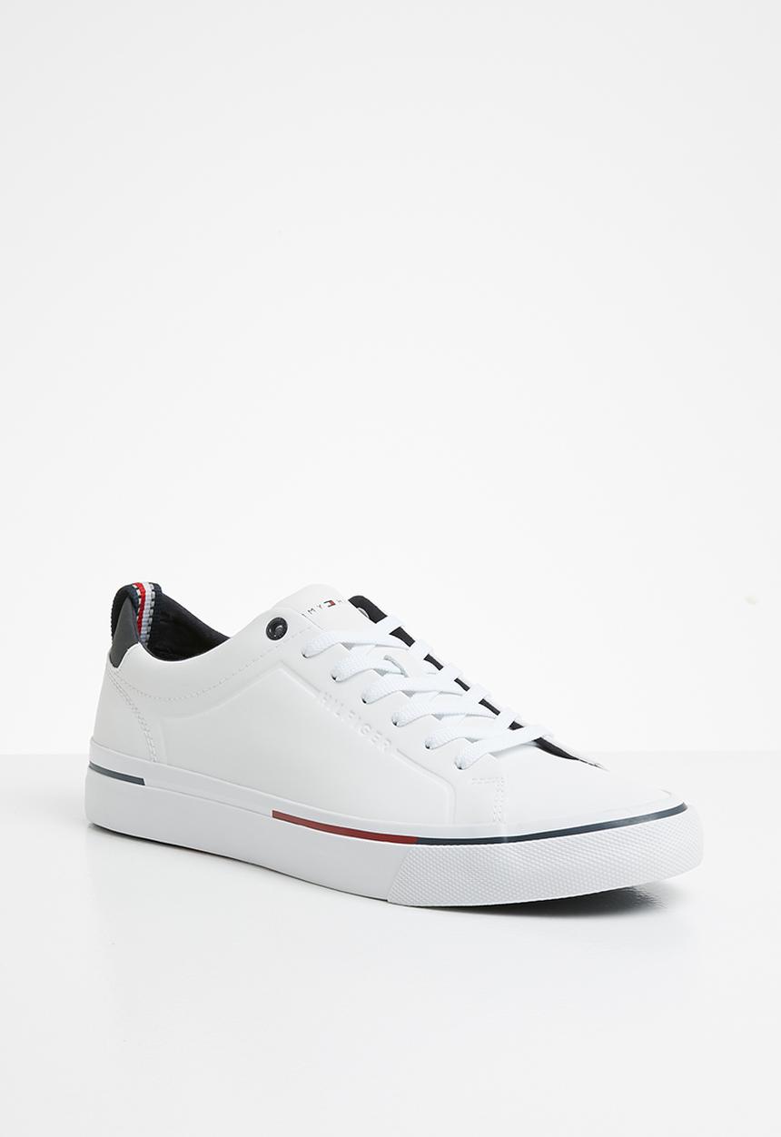 Tommy Hilfiger - Corporate leather sneaker - white