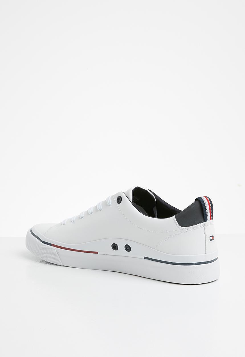 Tommy Hilfiger - Corporate leather sneaker - white