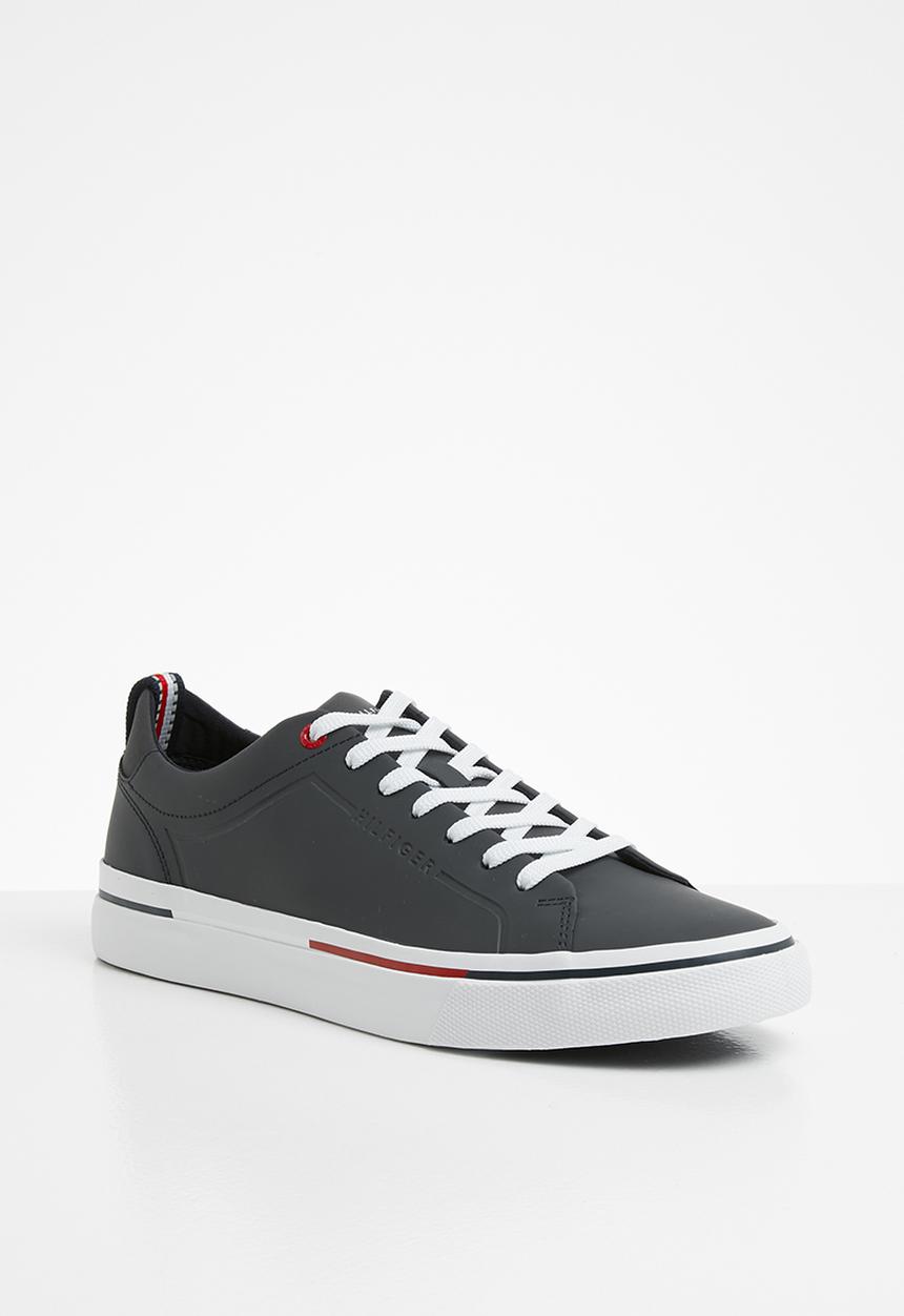 Tommy Hilfiger - Corporate leather sneaker - midnight