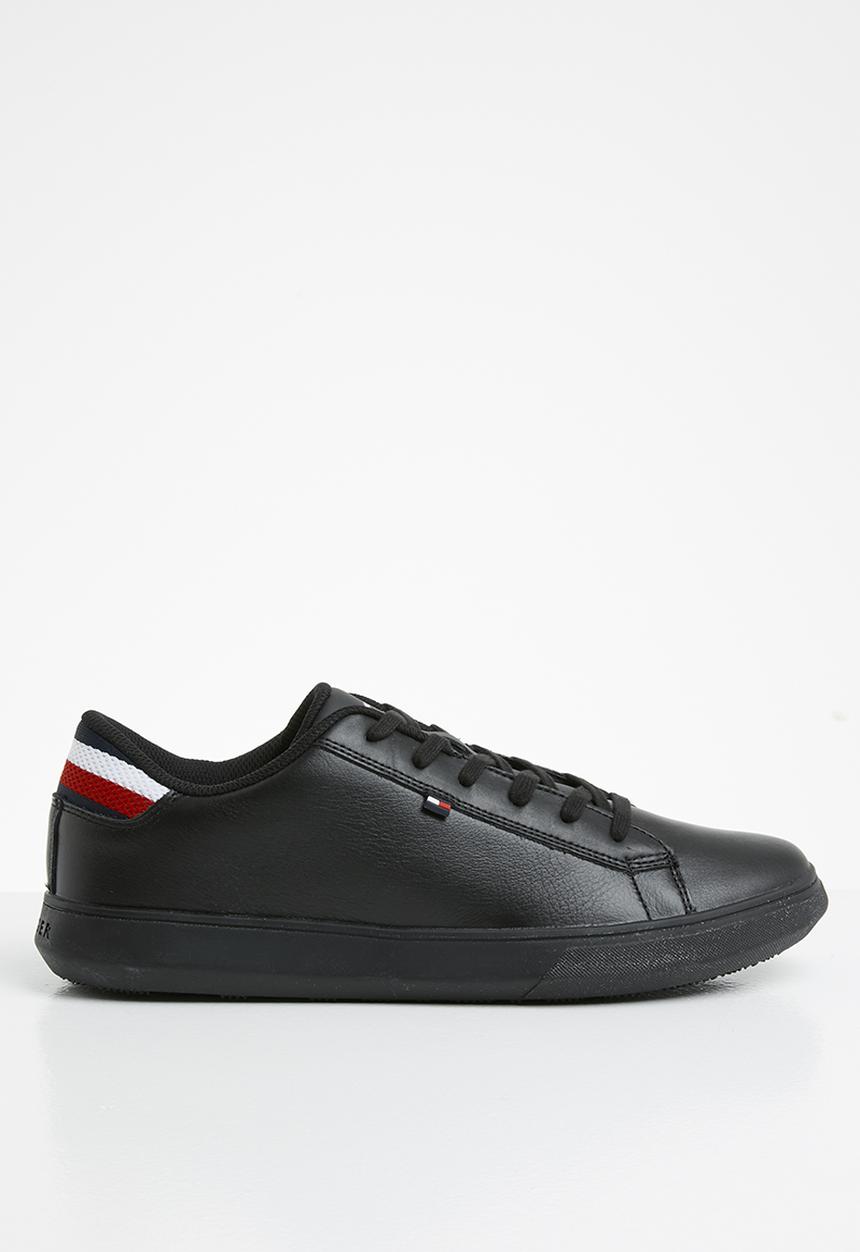 Tommy Hilfiger - Essential leather detail cupsole sneaker - black
