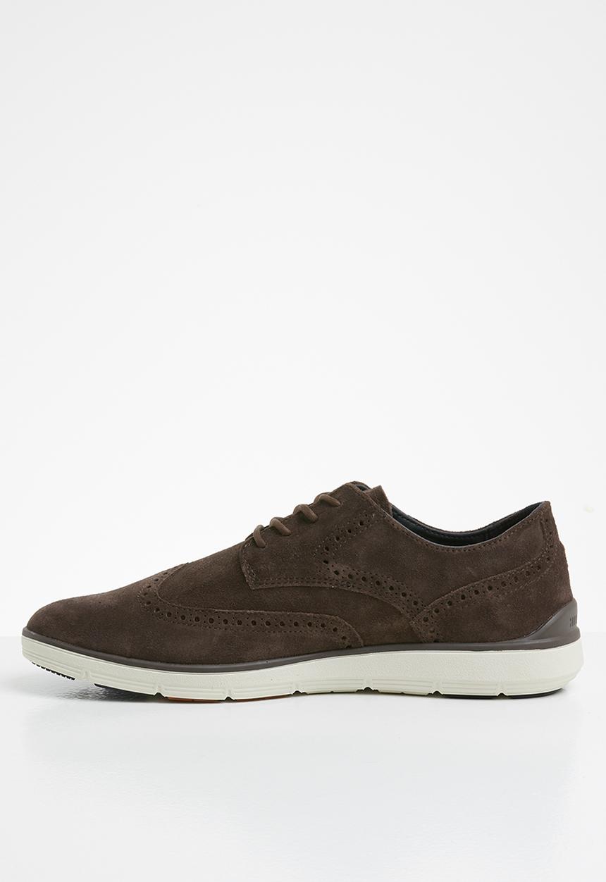 Tommy Hilfiger - Lightweight city suede shoe - coffee bean