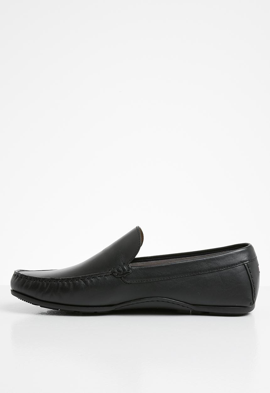 Tommy Hilfiger - Smooth leather driver - black