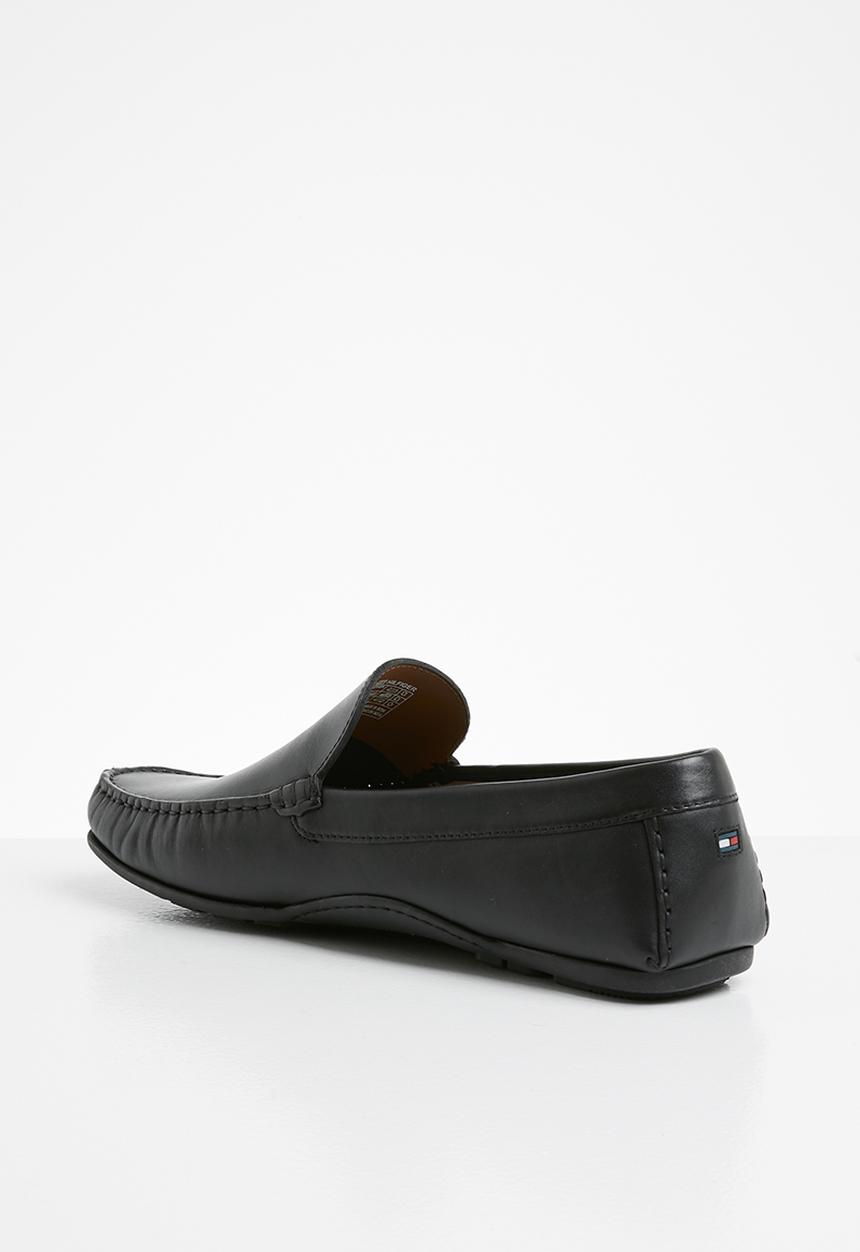 Tommy Hilfiger - Smooth leather driver - black