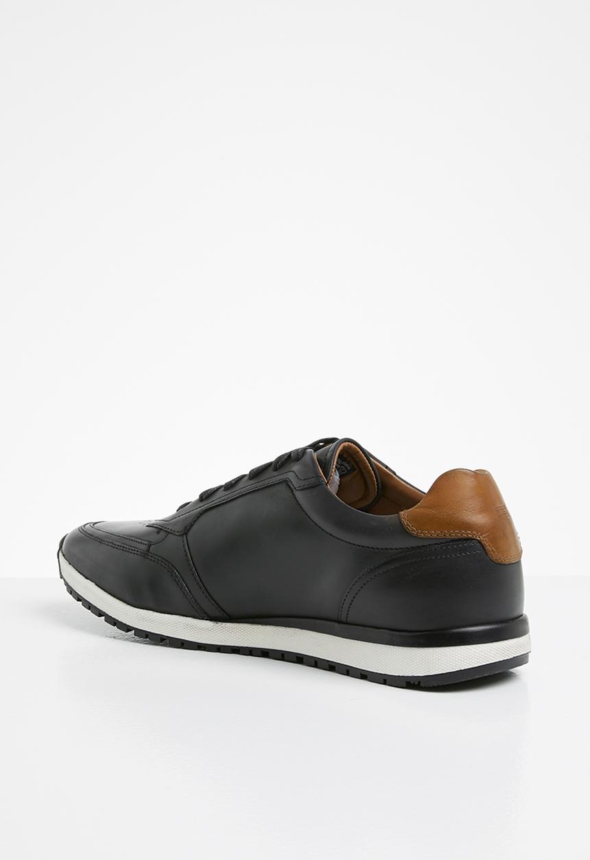 Tommy Hilfiger - Premium leather runner - black