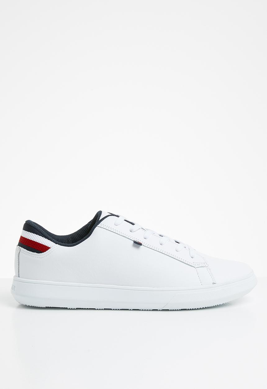 Tommy Hilfiger - Essential leather detail cupsole sneaker - white