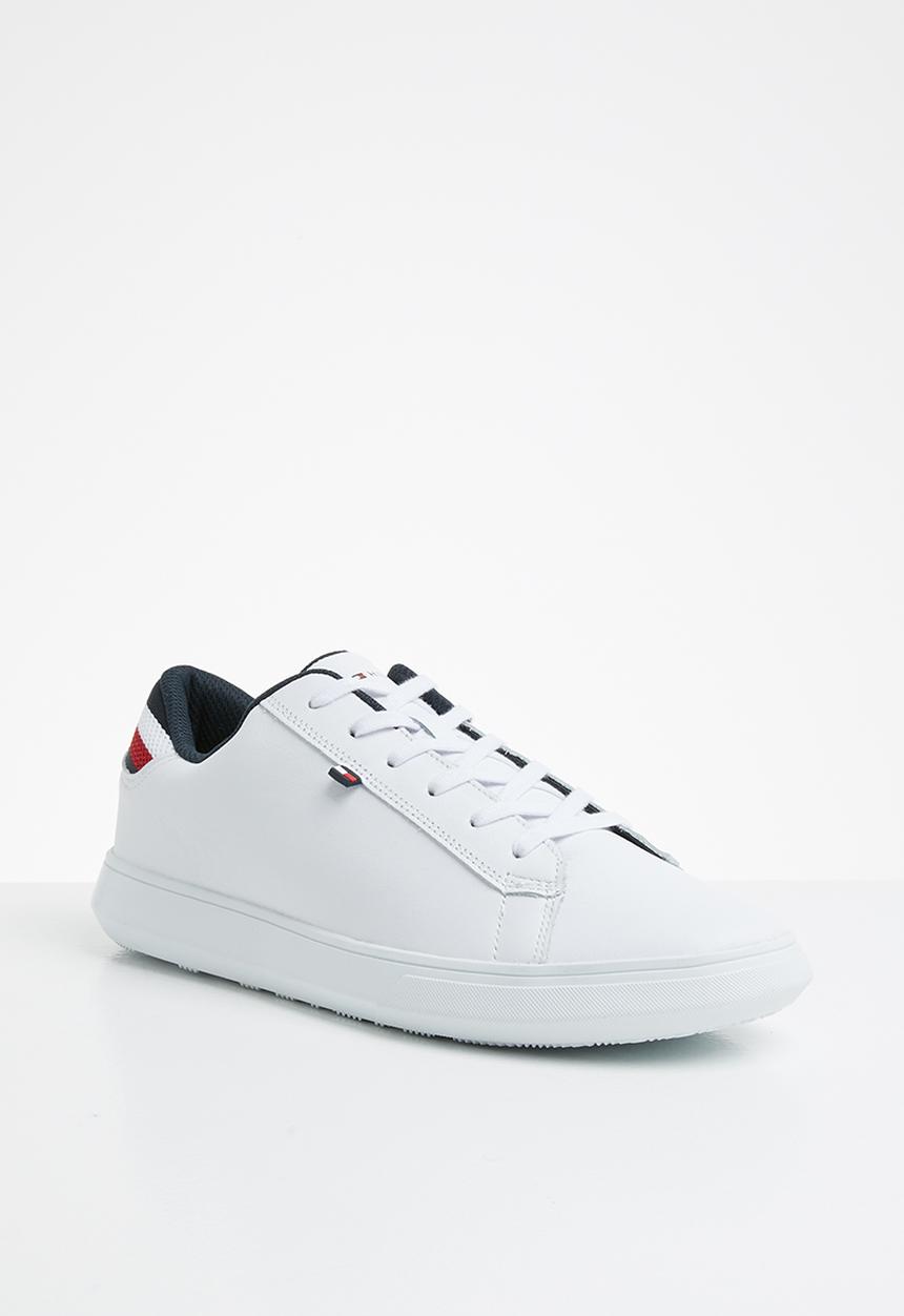Tommy Hilfiger - Essential leather detail cupsole sneaker - white