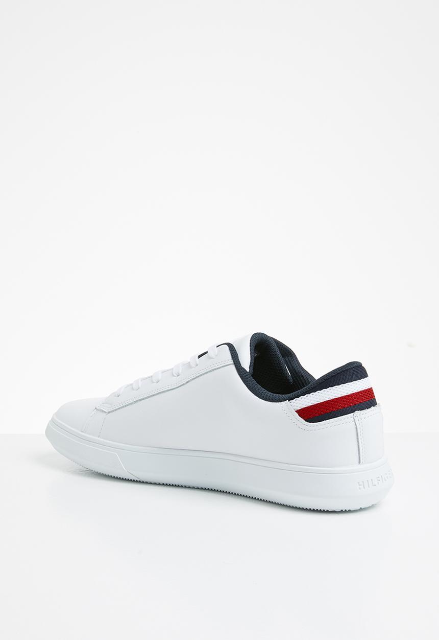 Tommy Hilfiger - Essential leather detail cupsole sneaker - white