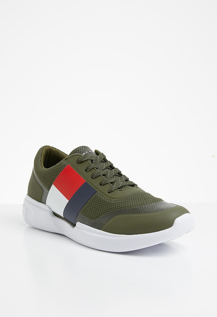 Tommy Hilfiger - Corporate knit modern runner - olive night