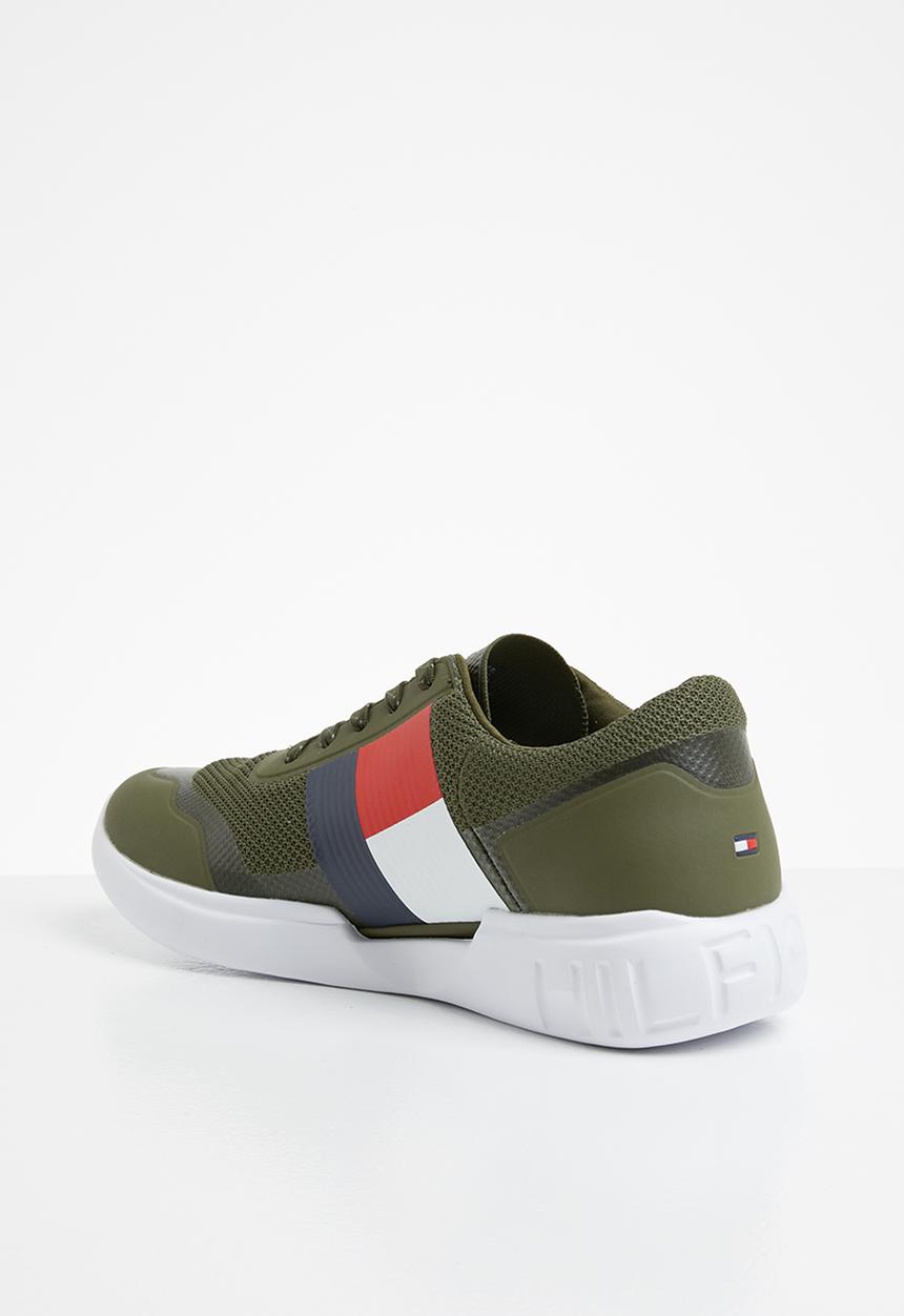 Tommy Hilfiger - Corporate knit modern runner - olive night