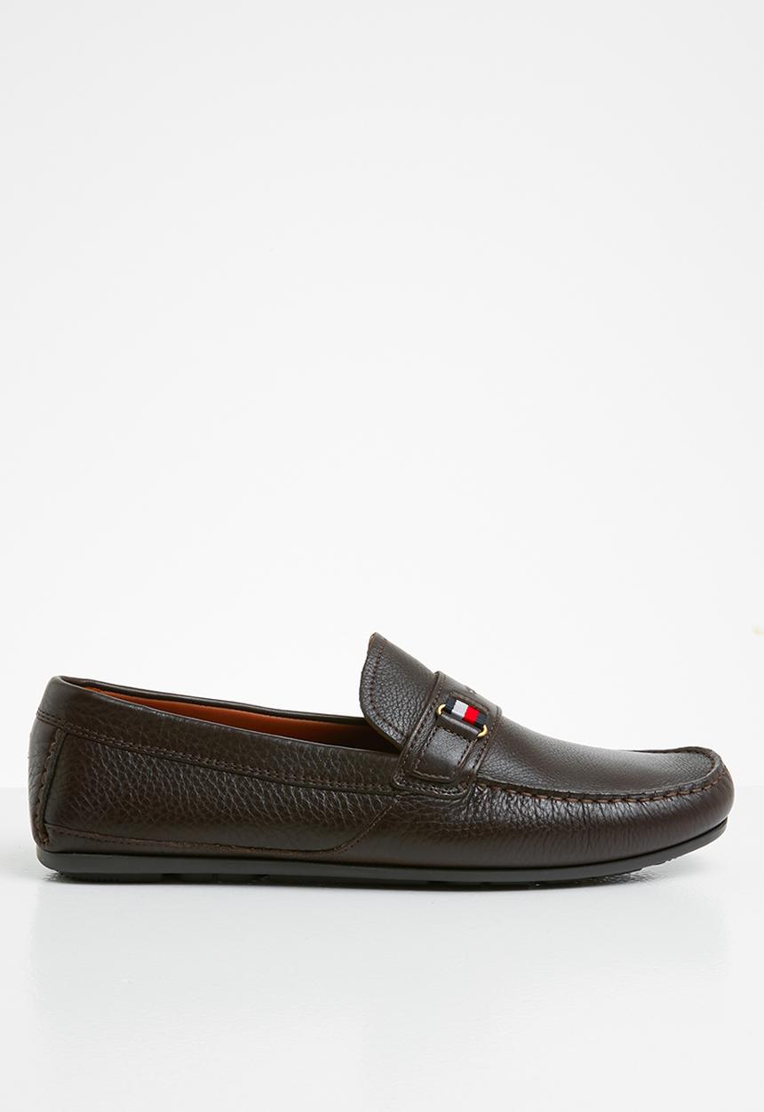 Tommy Hilfiger - Seasonal leather driver - coffee bean