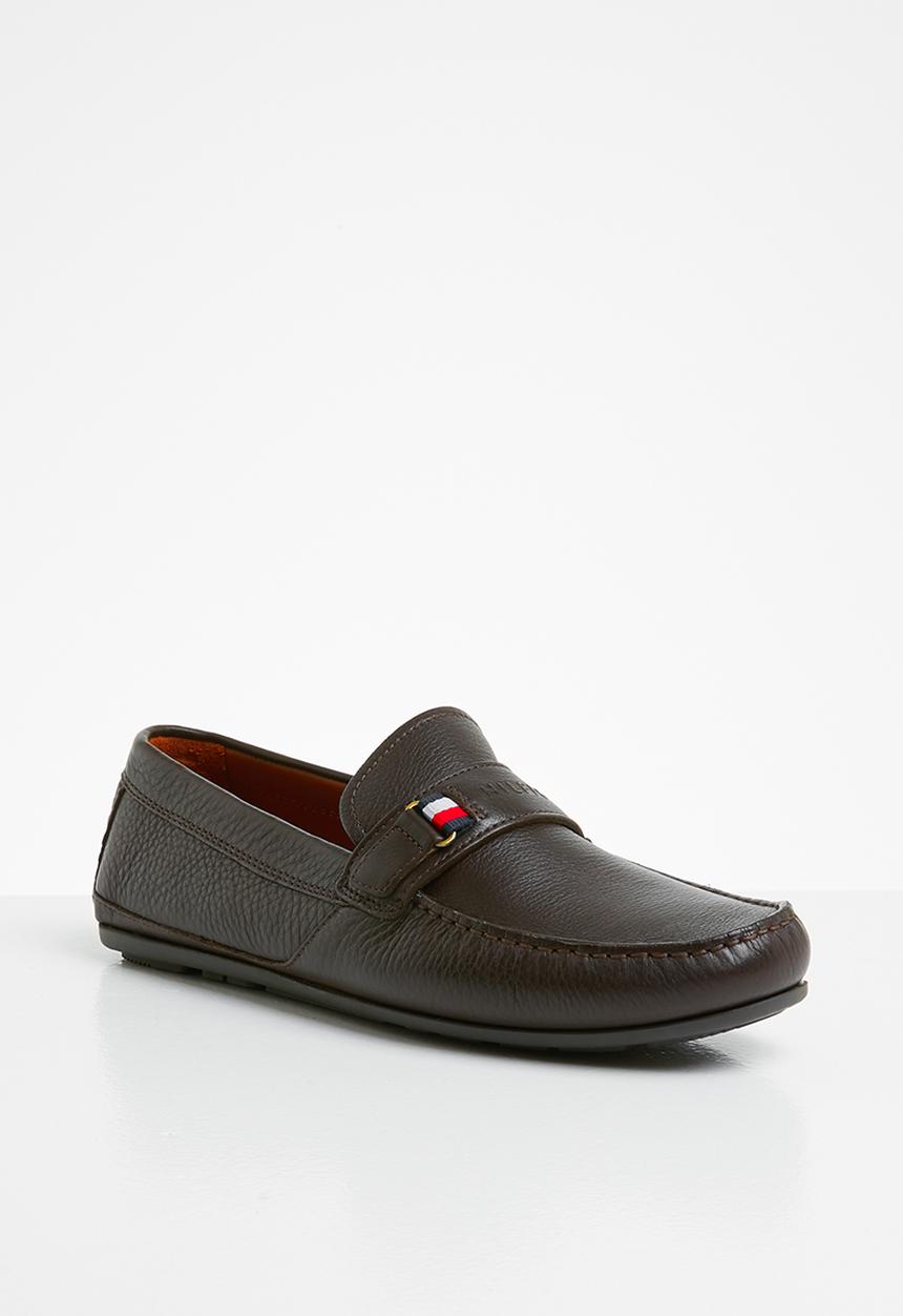 Tommy Hilfiger - Seasonal leather driver - coffee bean