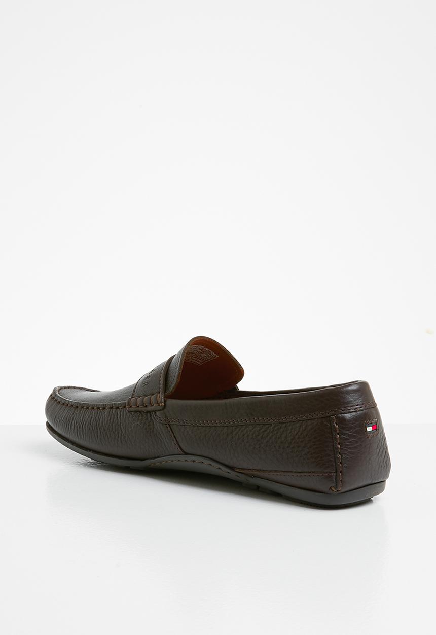 Tommy Hilfiger - Seasonal leather driver - coffee bean