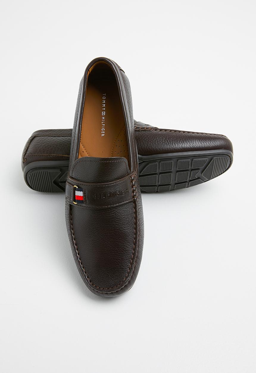 Tommy Hilfiger - Seasonal leather driver - coffee bean