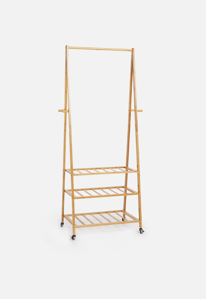 Present Time - Bamboo clothes rack - natural