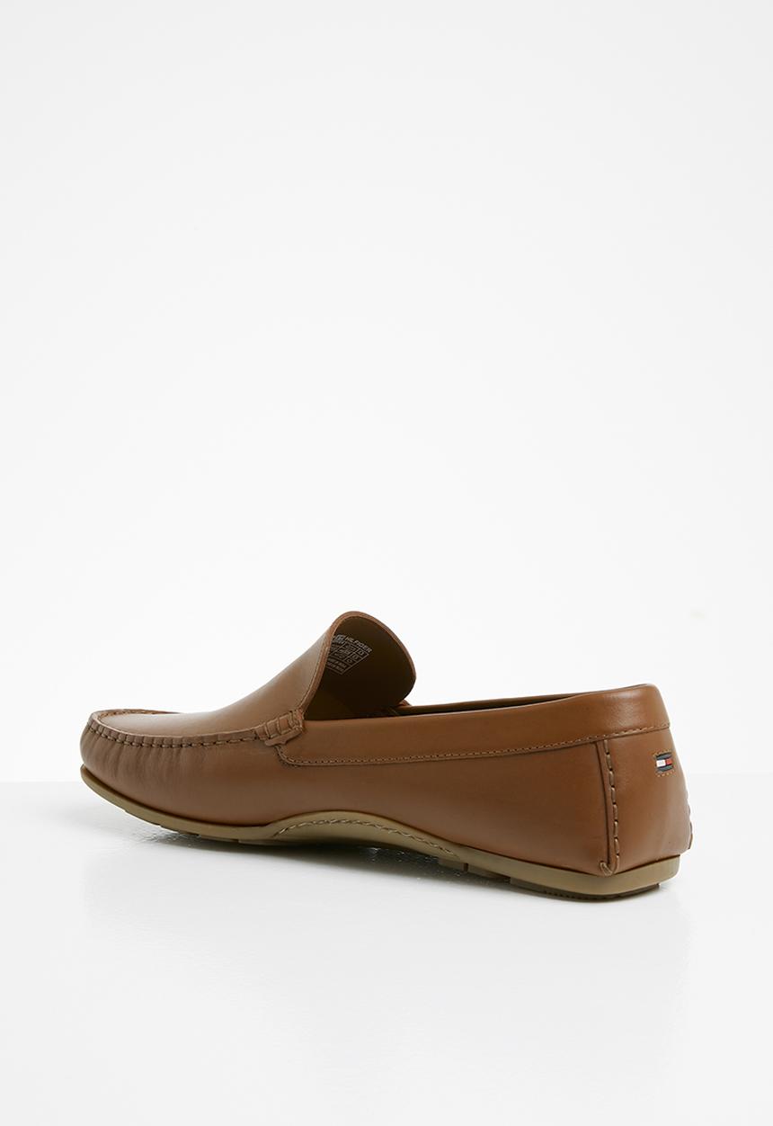 Tommy Hilfiger - Smooth leather driver - brown 