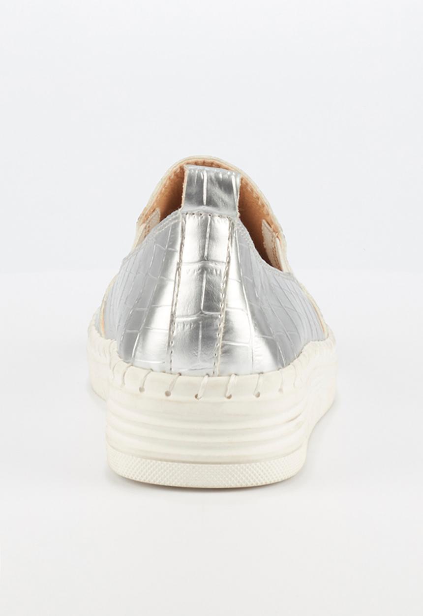Butterfly Feet - Bean sneaker - silver
