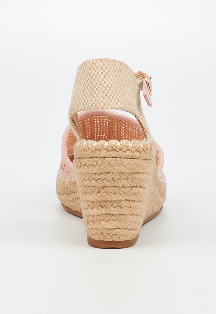 Butterfly Feet - Virgo wedge - pink