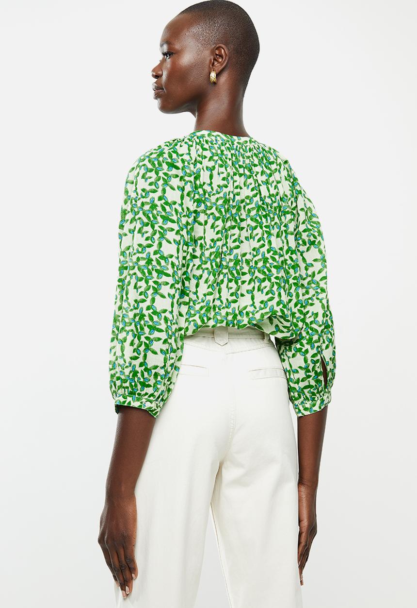 MANGO - Blouse jungle - green