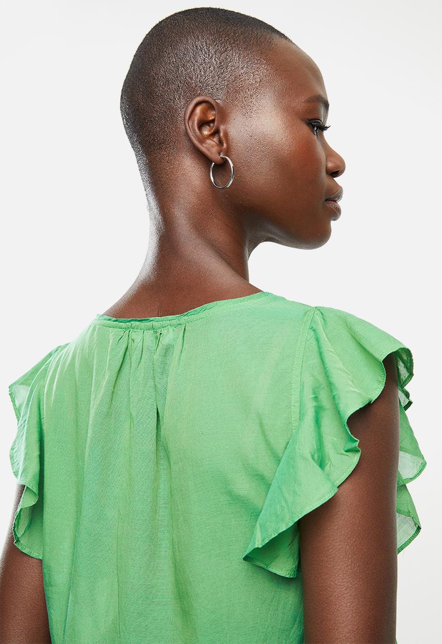 MANGO - Blouse soli - green