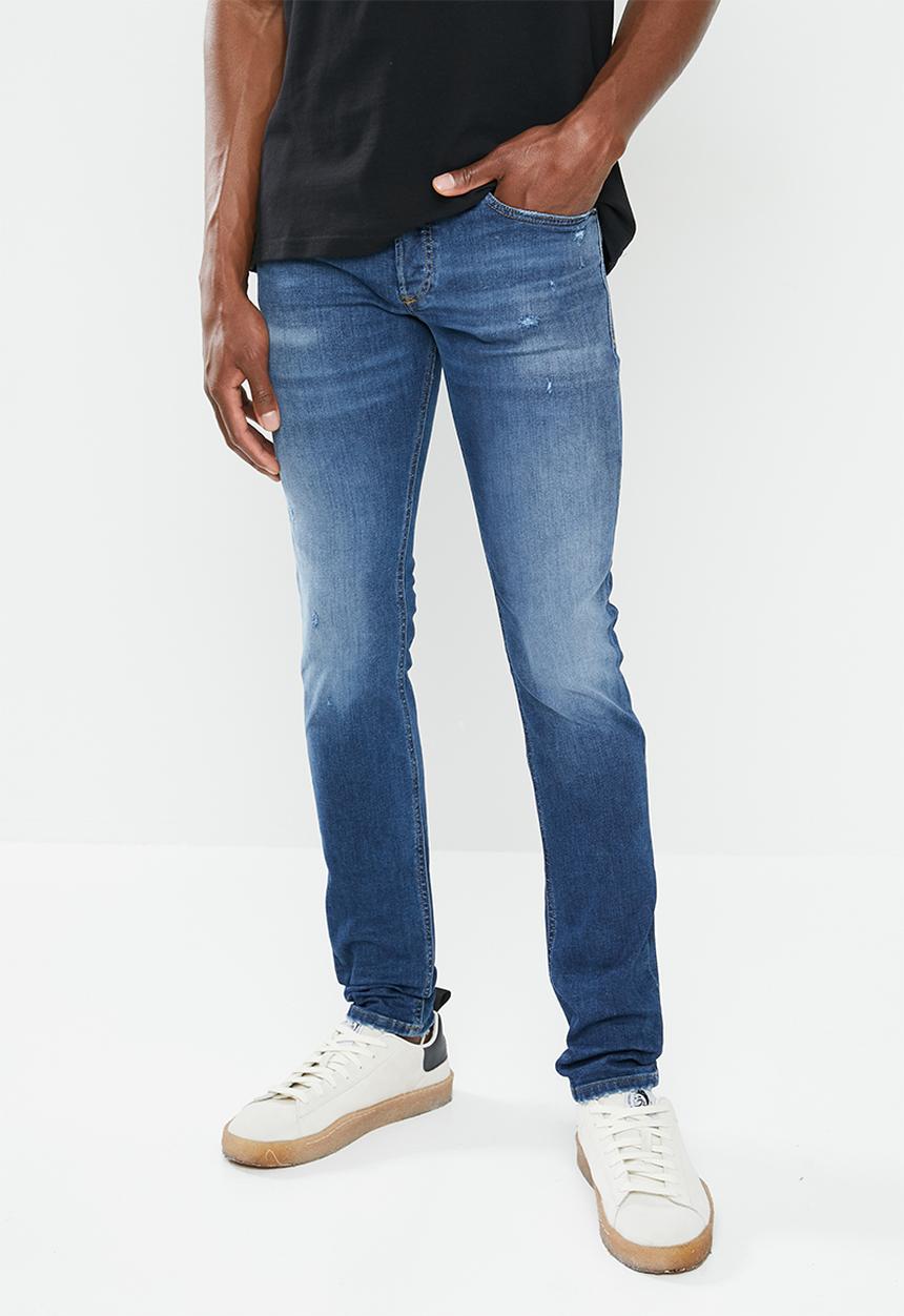 Diesel  - Sleenker-x skinny jeans - blue