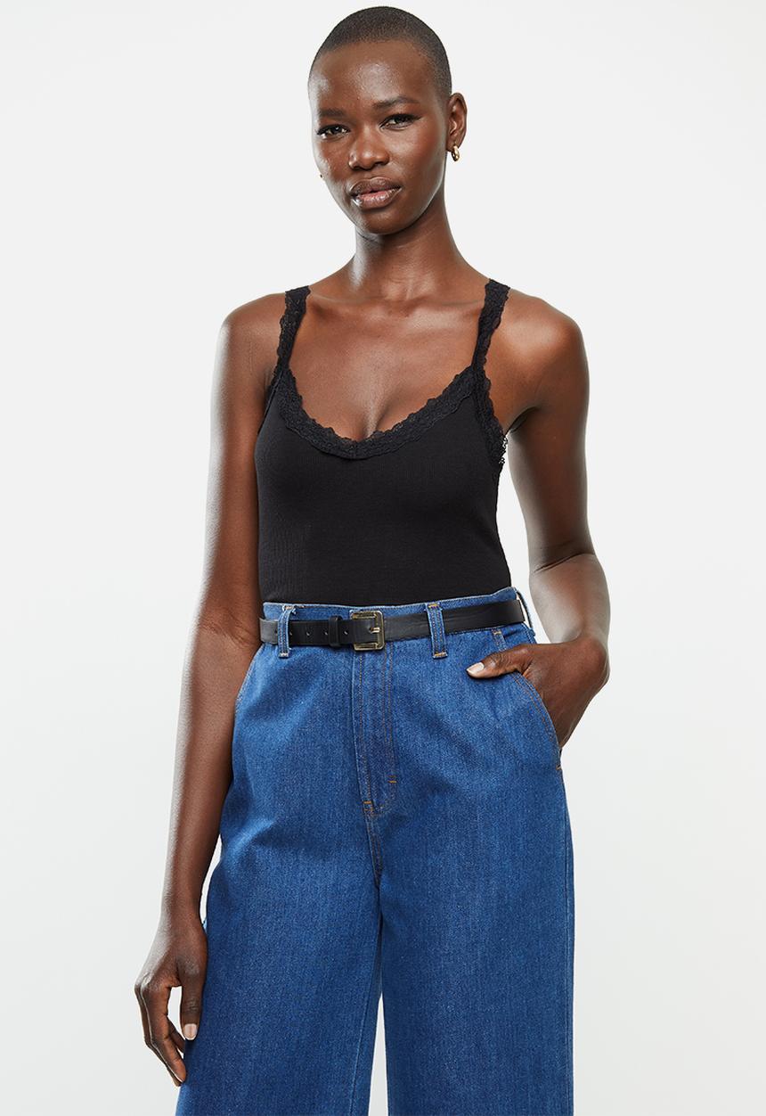 MANGO - Top Helen - black