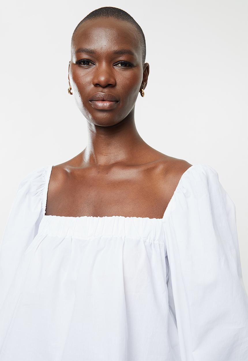 MANGO - Blouse sleeves - white