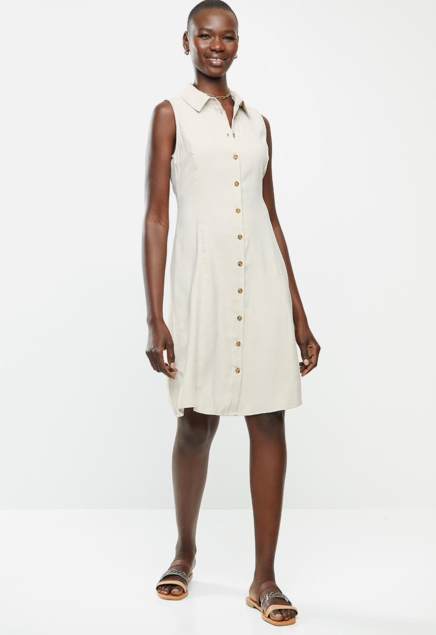 MANGO - Dress bowie - light beige