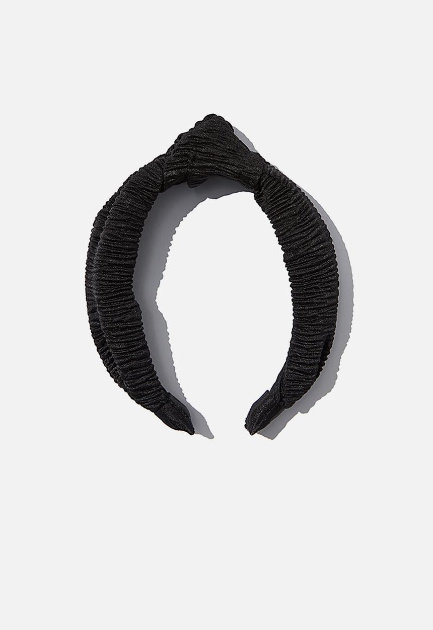 Rubi - Nadia knot headband - black