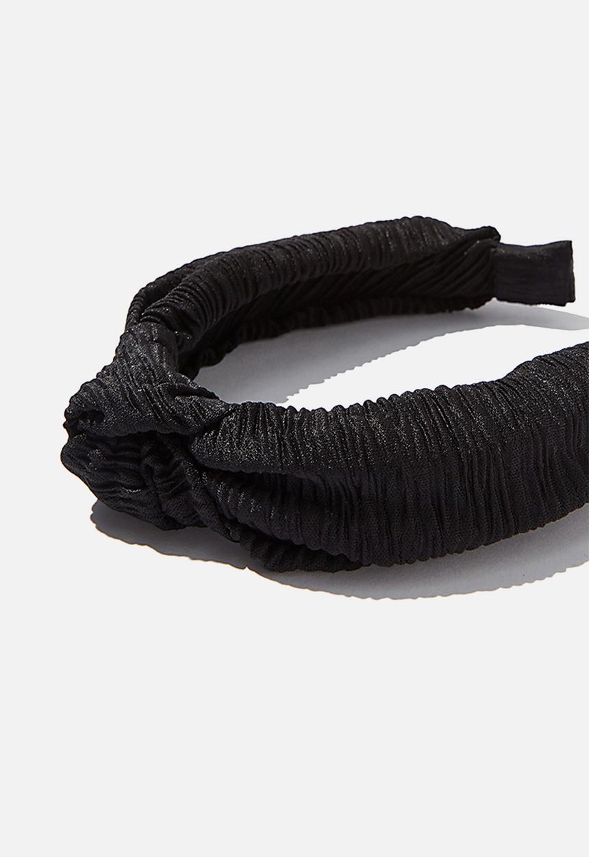 Rubi - Nadia knot headband - black