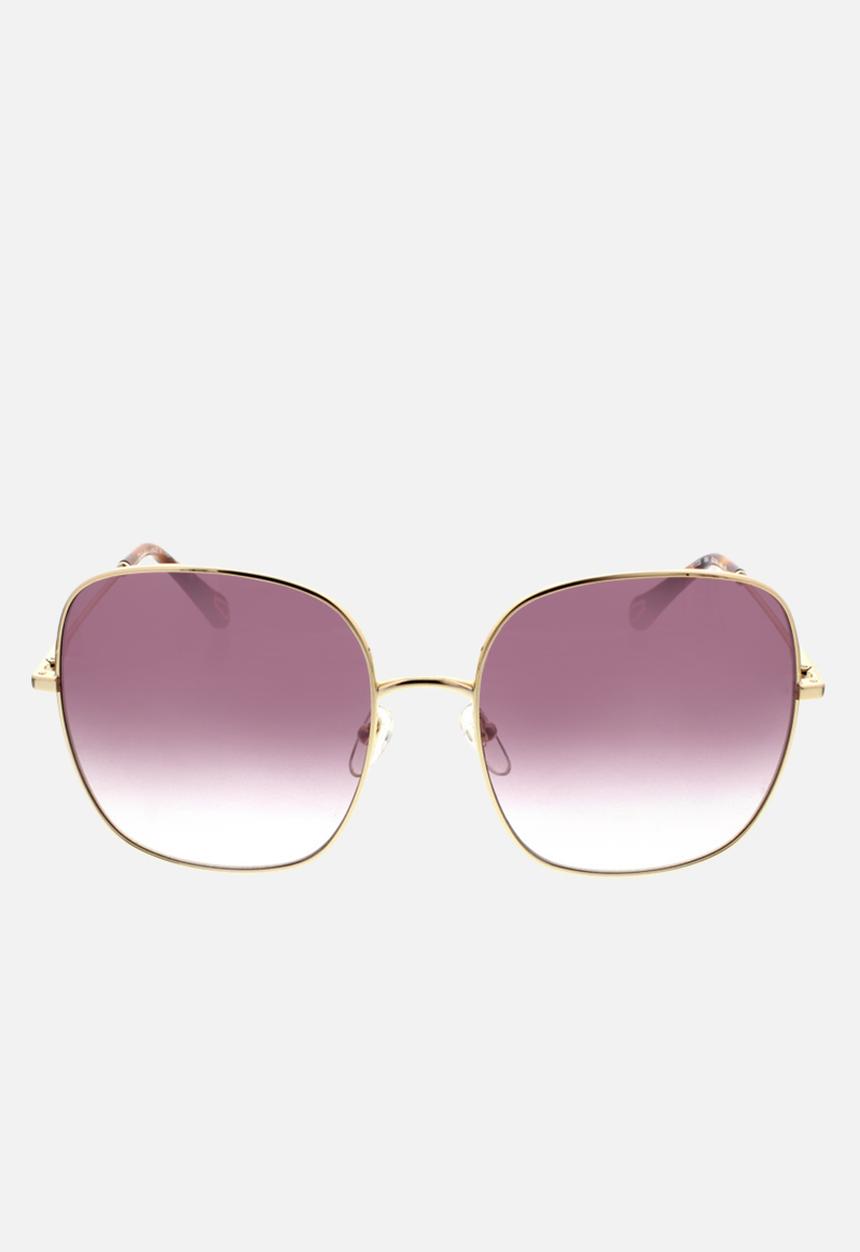 Chloe - Chloe square sunglasses - gold & gradient violet