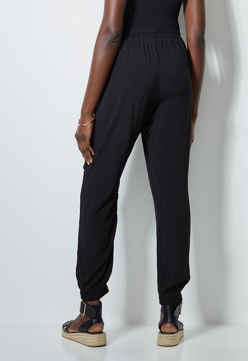 Superbalist - Easy pull on pants - black