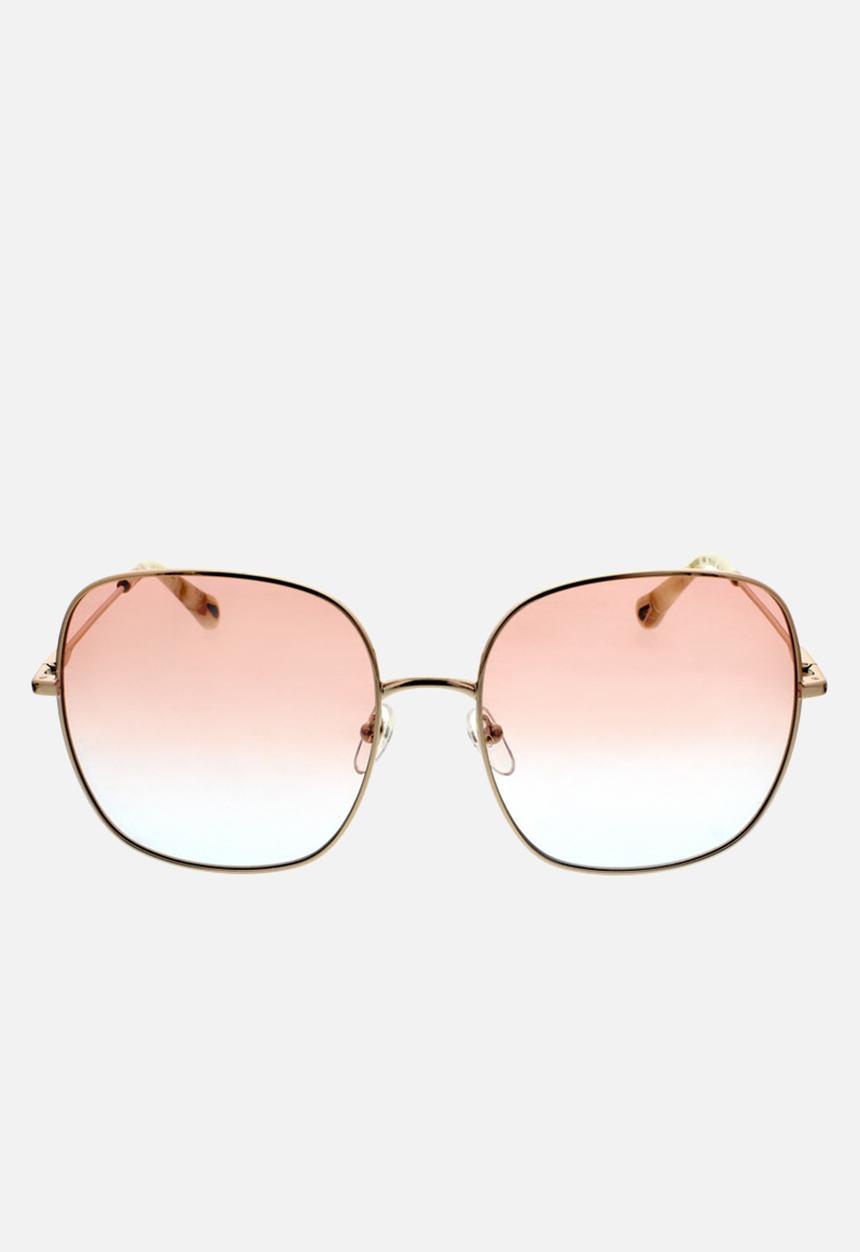 Chloe - Chloe square sunglasses - rose gold & gradient rose azure