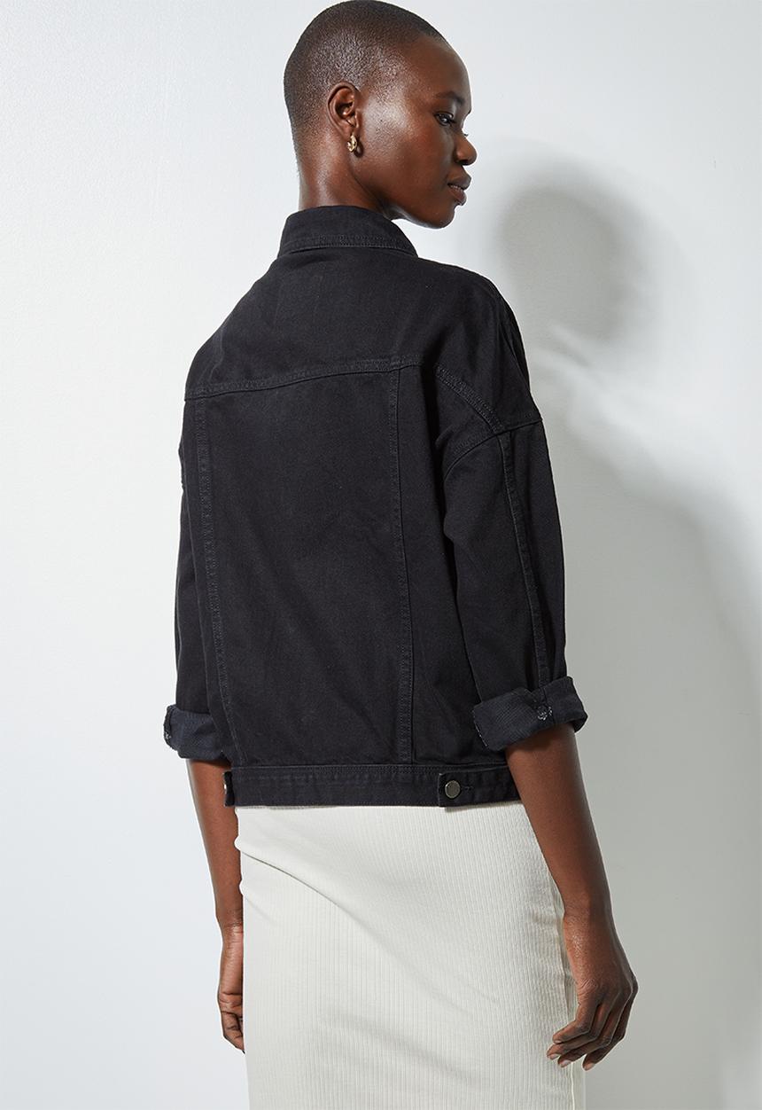 Superbalist - Tia denim jacket - black