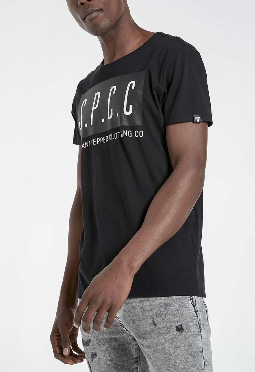 S.P.C.C - Baltic fashion straight hem T-shirt - black