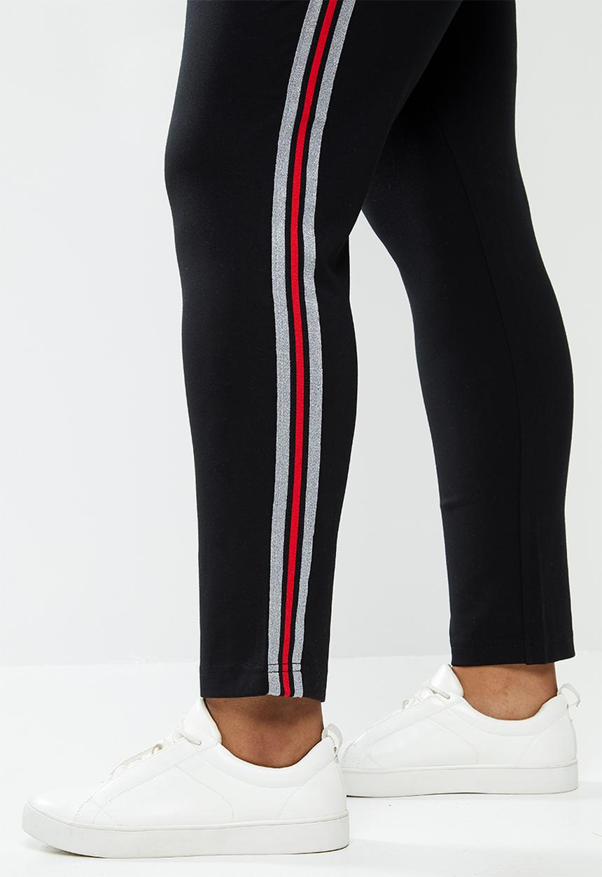 Carmakoma - Goldtrash panel pants - black
