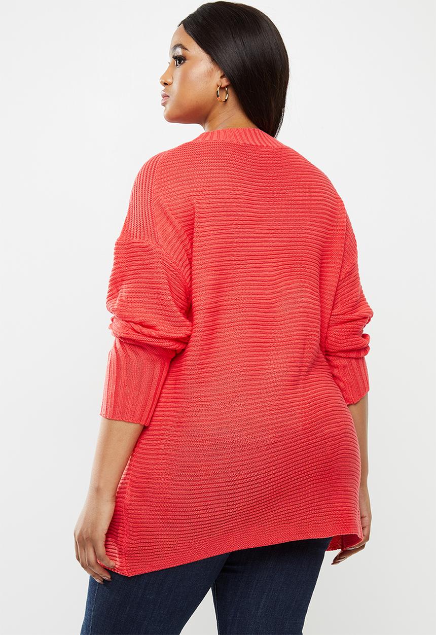 Carmakoma - Vikka long sleeve high neck pullover - bittersweet