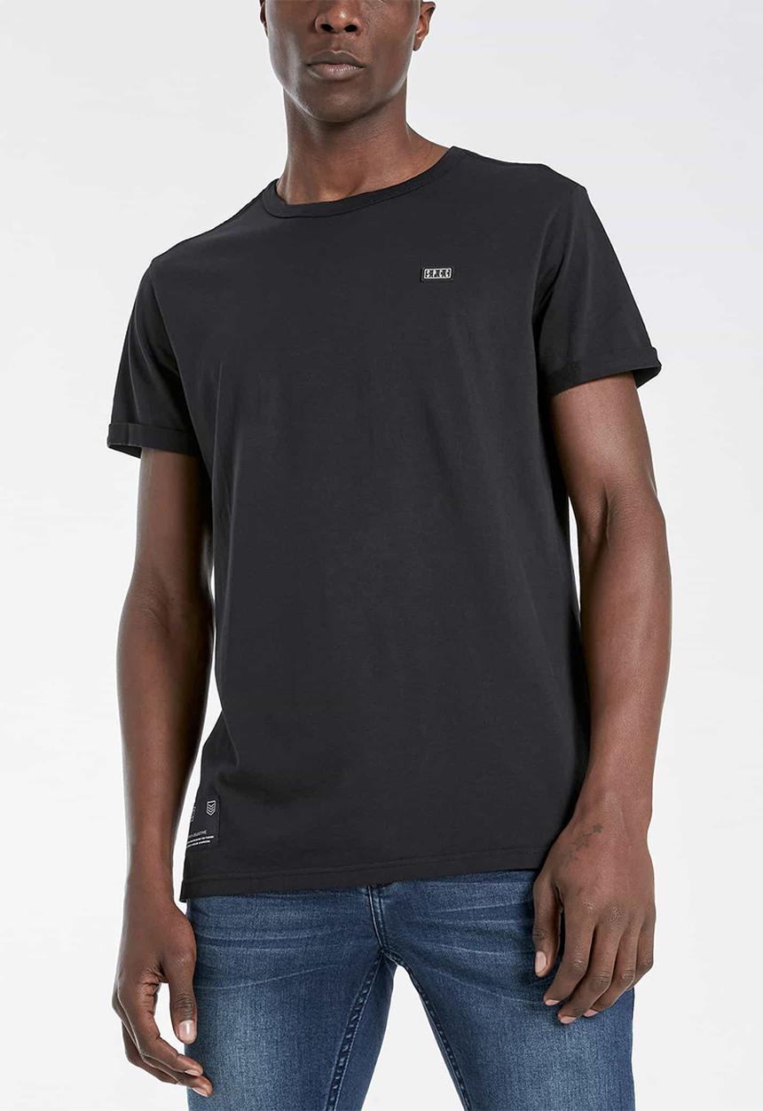 S.P.C.C - Hartt signature stepped hem T-shirt - black
