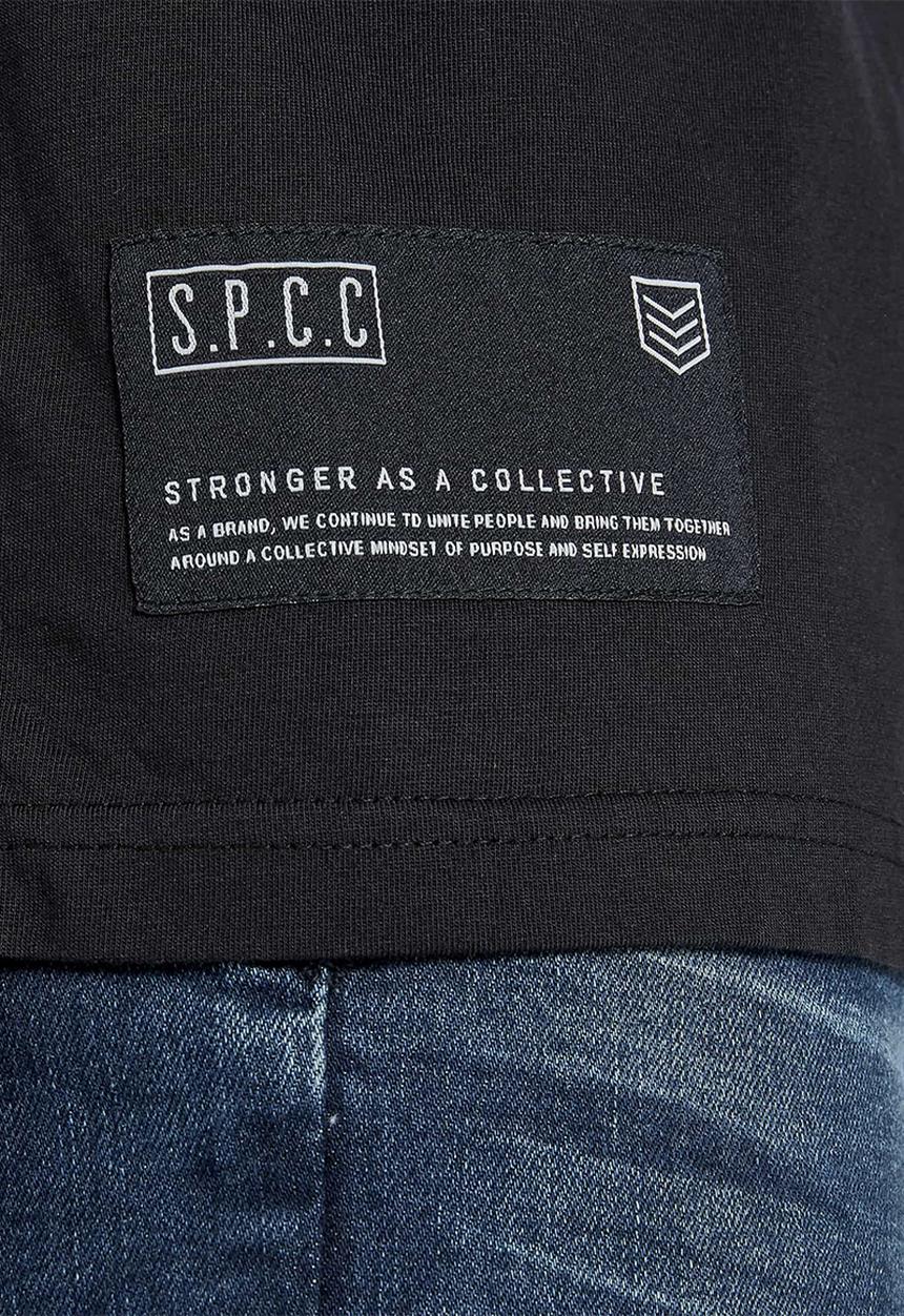 S.P.C.C - Hartt signature stepped hem T-shirt - black