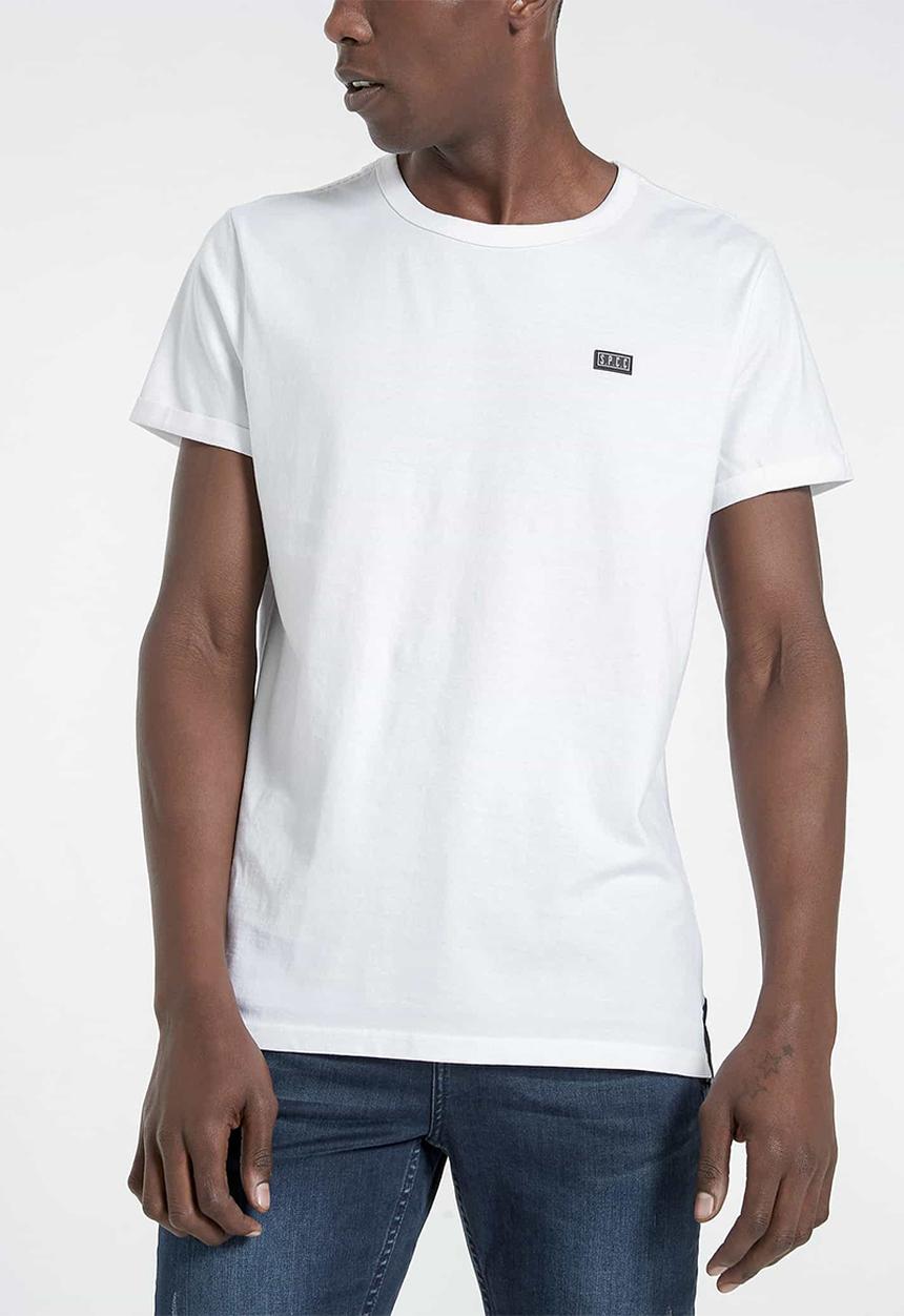 S.P.C.C - Hartt signature stepped hem T-shirt - white