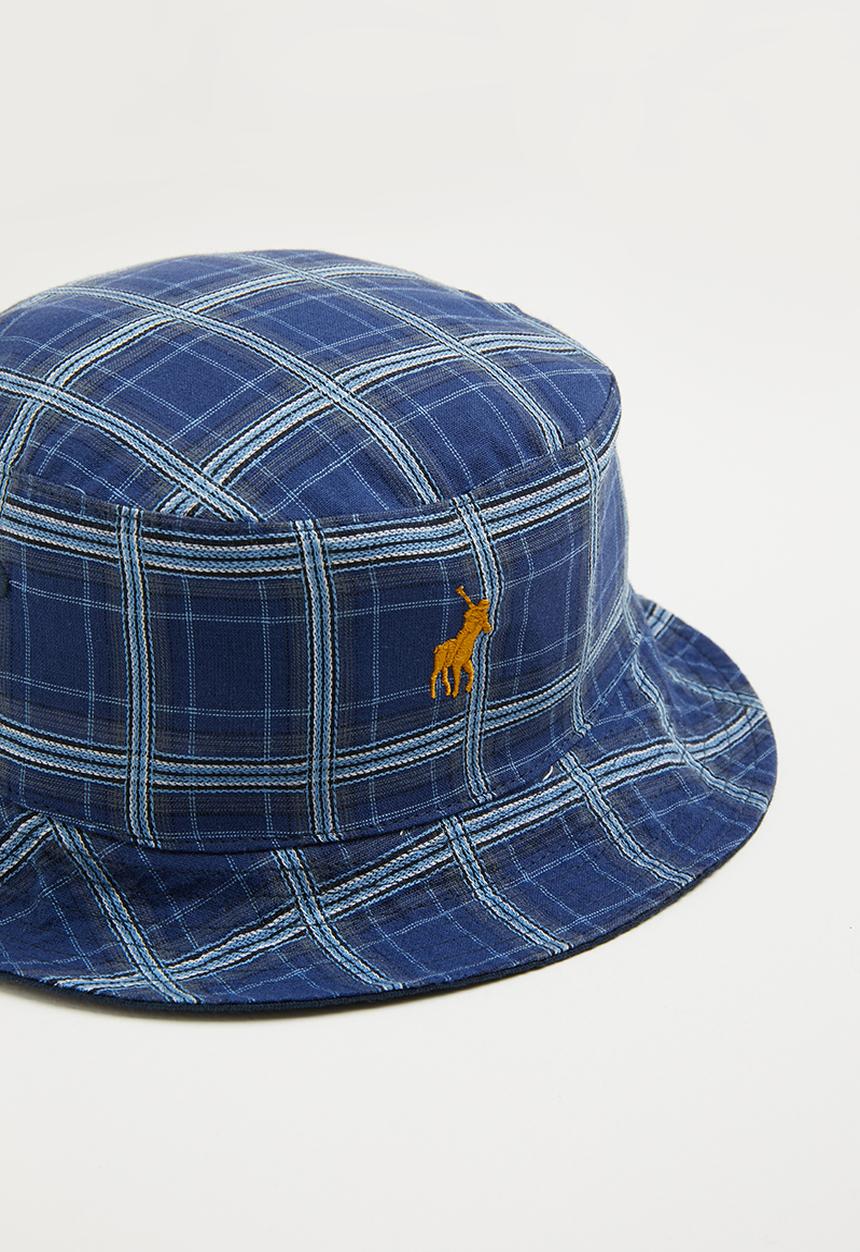 POLO - Mens jeffrey reversible bucket - blue & navy 