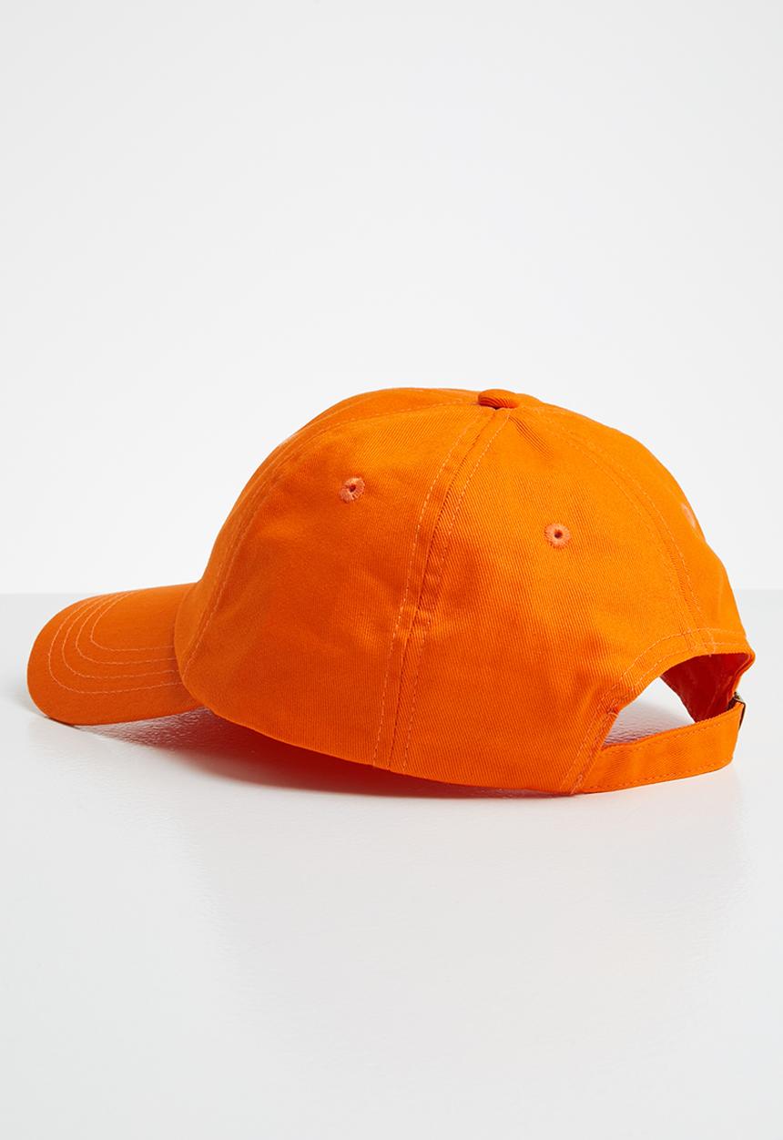 POLO - Mens parker classic peak cap - orange