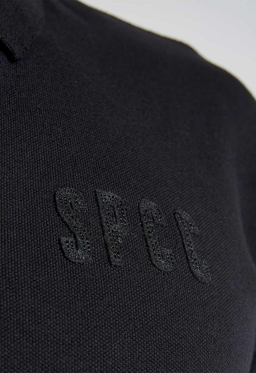 S.P.C.C - Camara signature slim polo - black