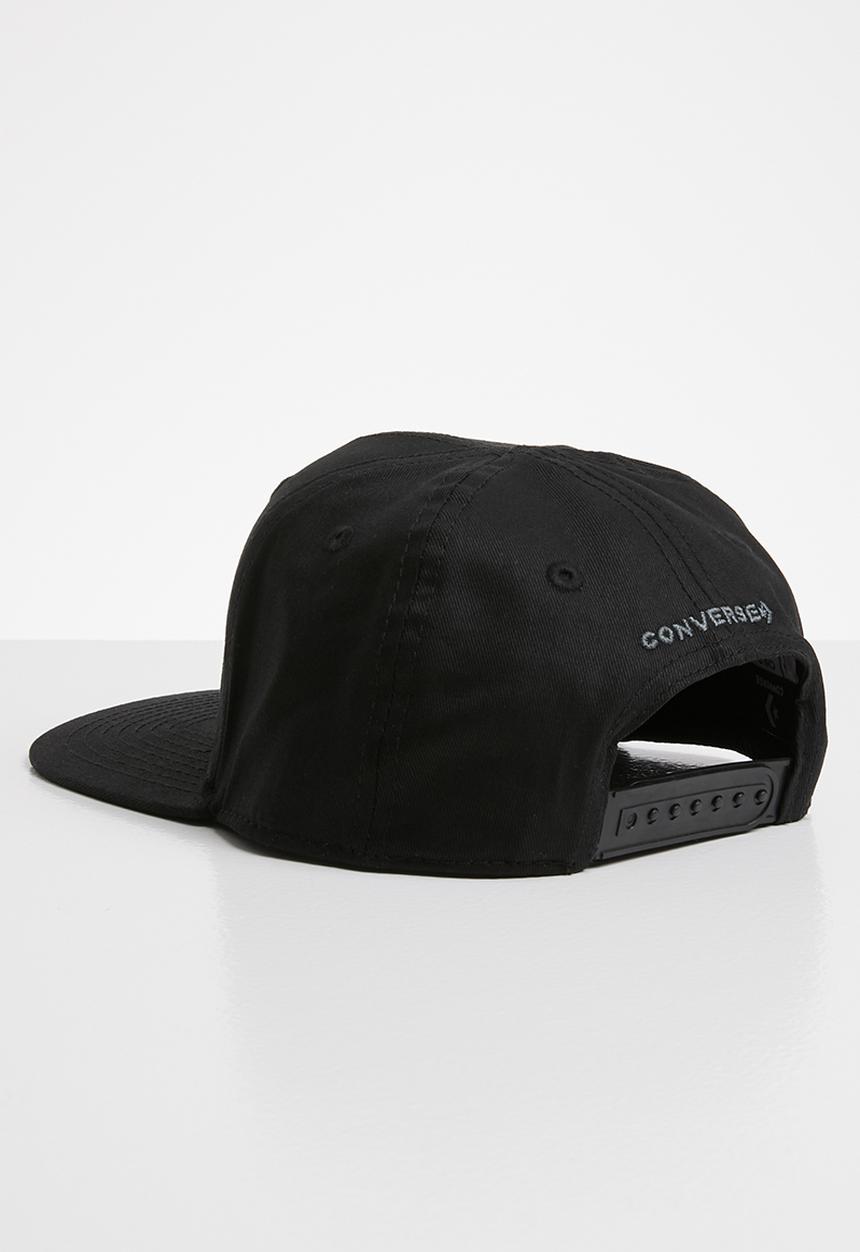 Converse - Can core snapback - black