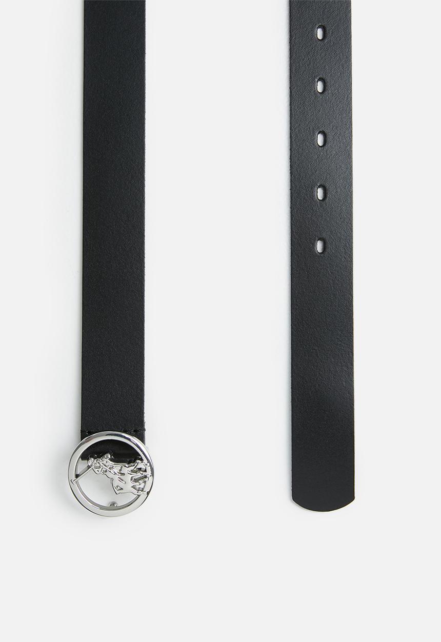 POLO - Sophie ladies leather belt - black