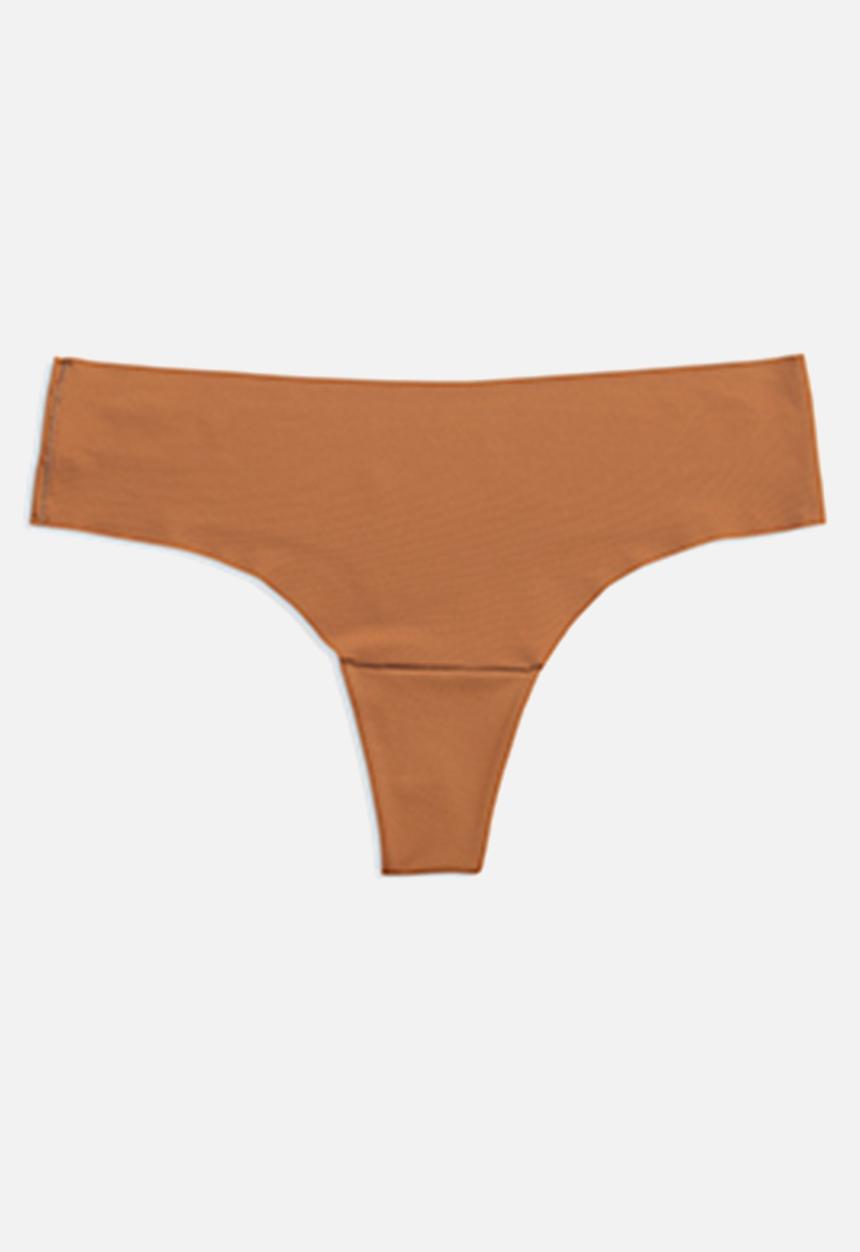 GUGU INTIMATES - Amara seamless thong - brown