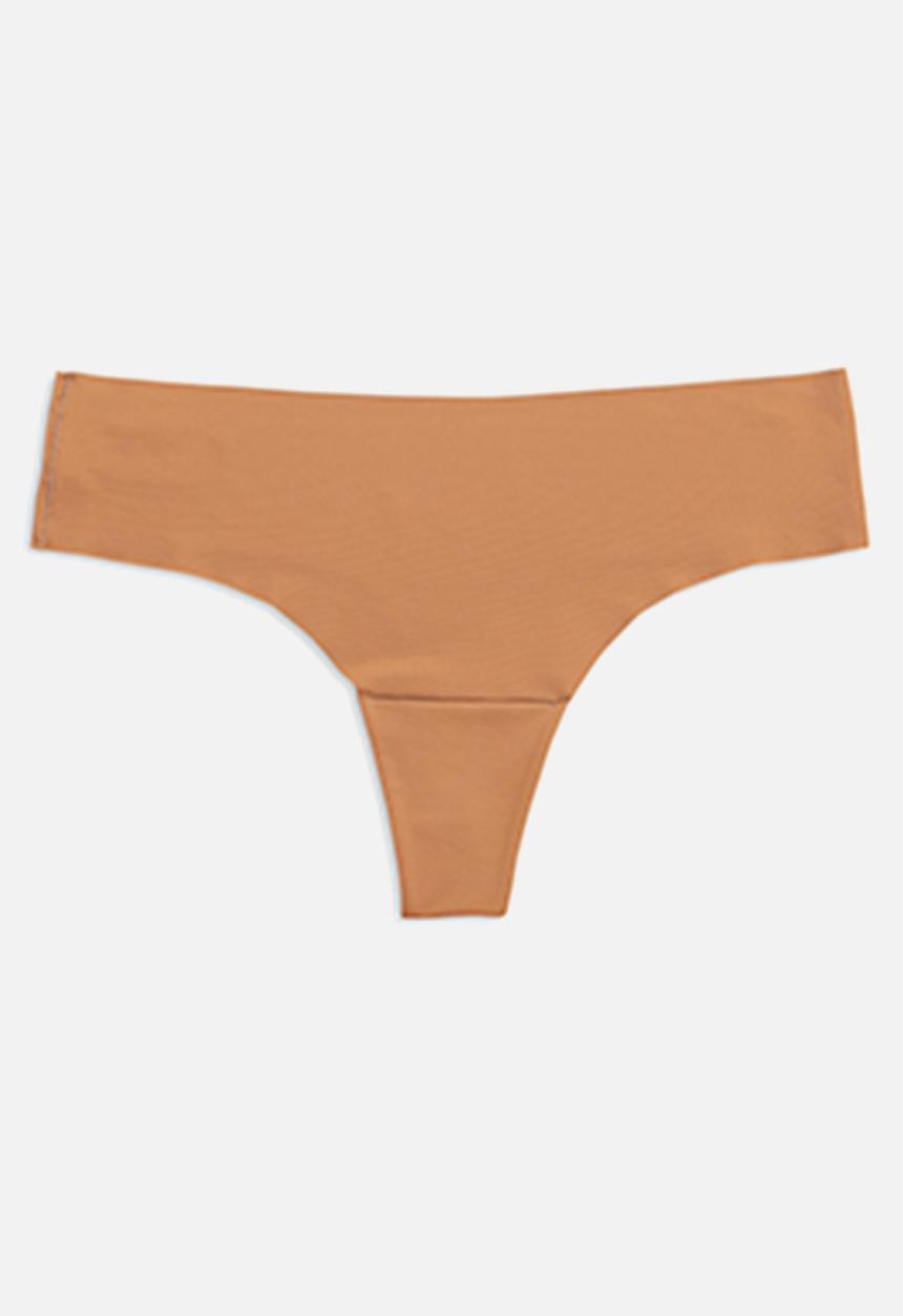 GUGU INTIMATES - Elewa seamless thong - brown