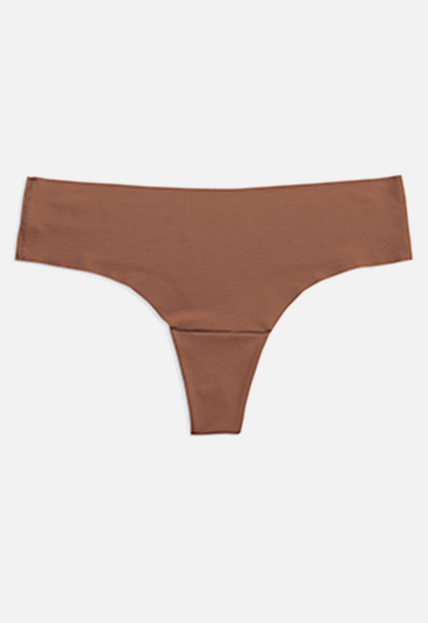 GUGU INTIMATES - Runako seamless thong - brown