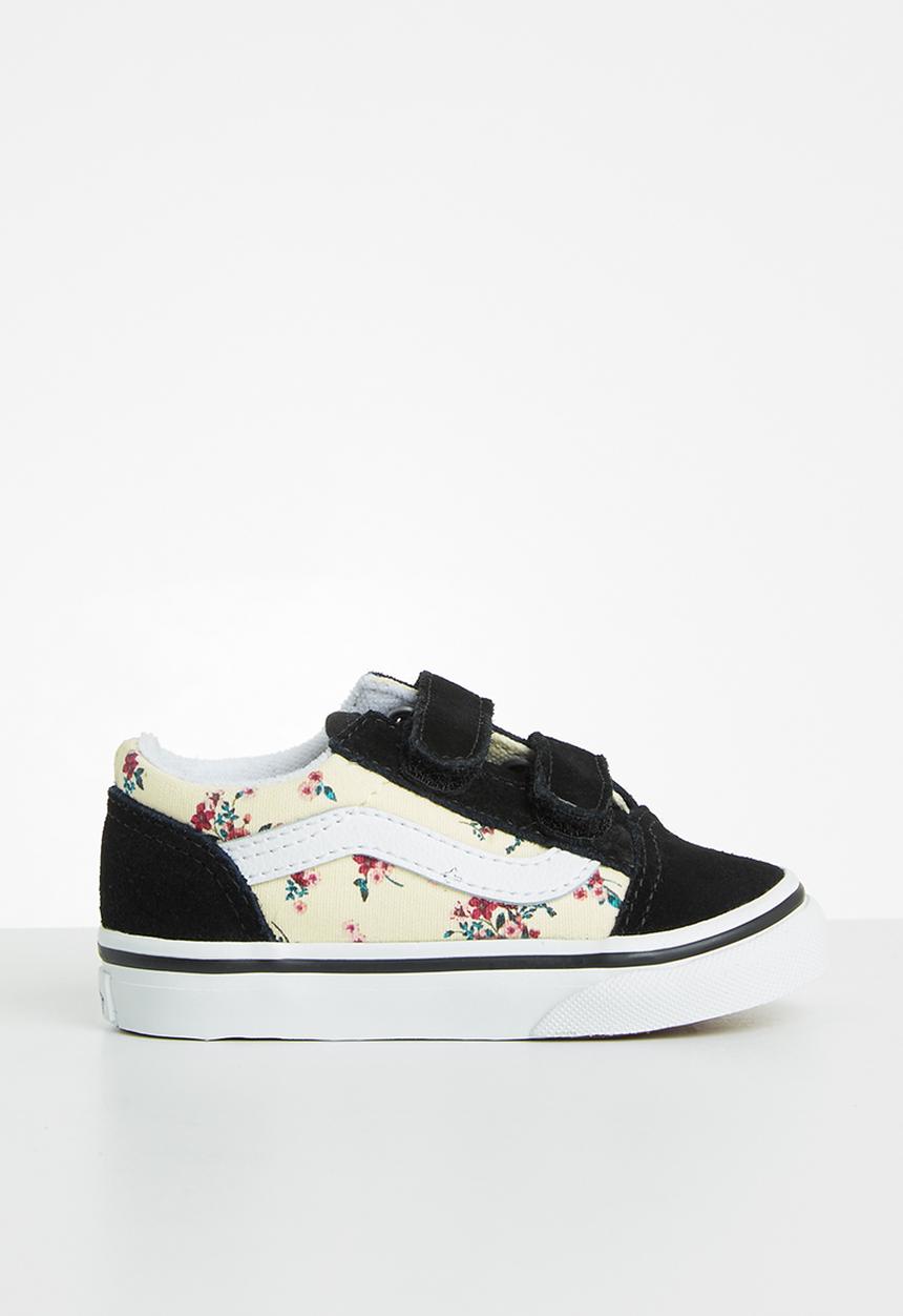 Vans - Td old skool v - (ditsy floral) classic white & true white